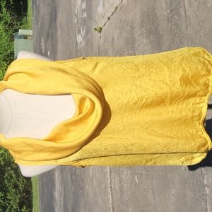 Michael Kors Sleeveless Gold Top